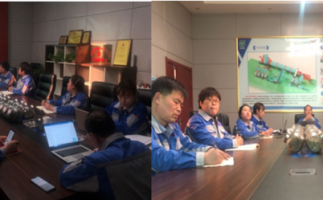 努力工作，健康生活，艾灸培訓中